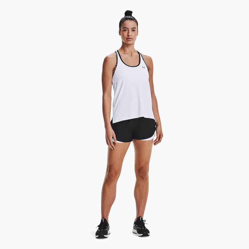 Tank top treningowy damski Under Armour Knockout Tank white/white/black 2