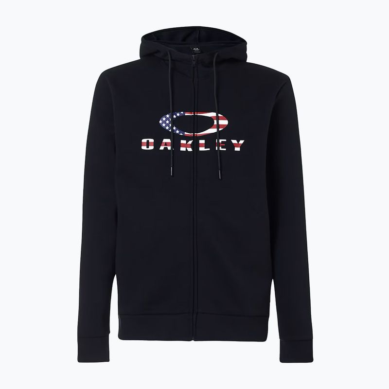 Bluza męska Oakley Bark 2.0 Hoodie FZ black/american flag 7