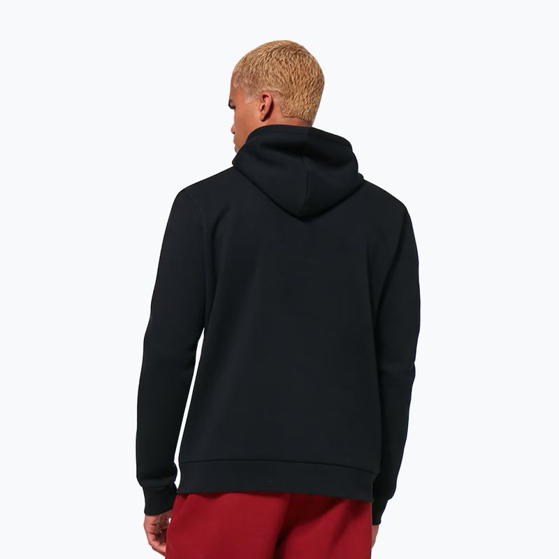 Bluza męska Oakley Bark 2.0 Hoodie FZ black/white 3