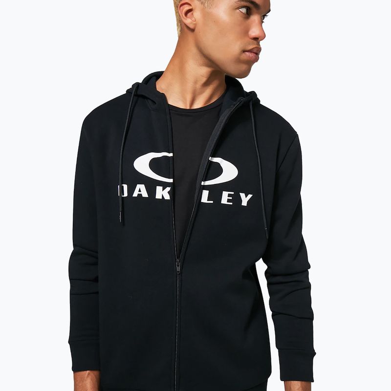 Bluza męska Oakley Bark 2.0 Hoodie FZ black/white 5