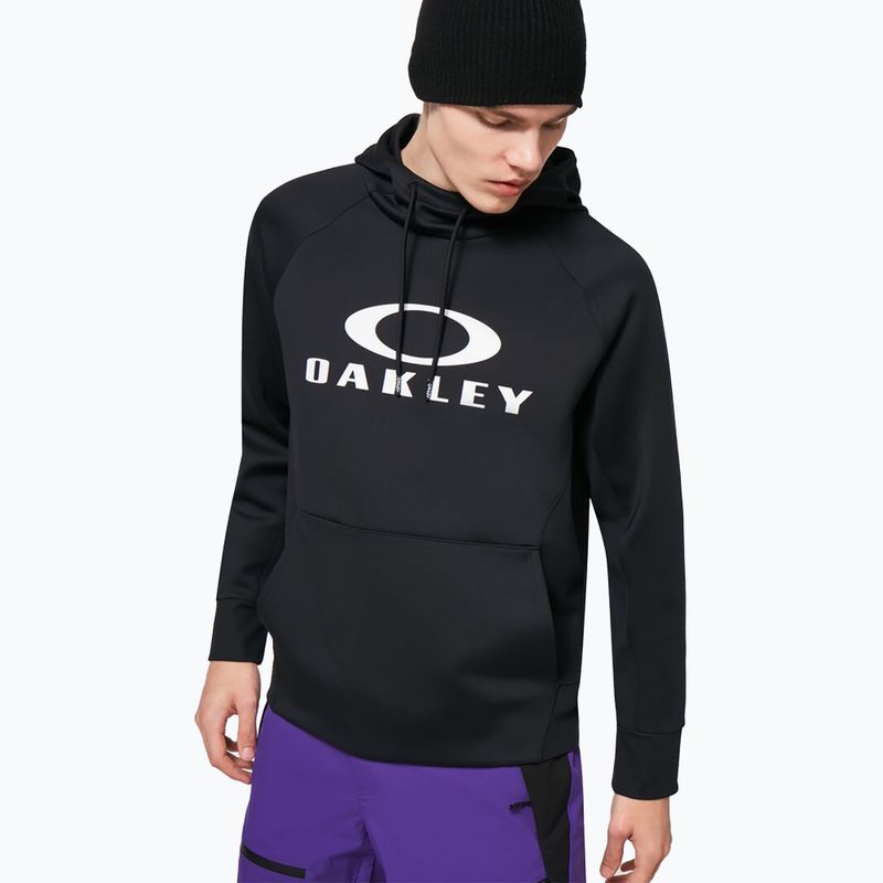 Bluza snowboardowa męska Oakley Sierra DWR Fleece Hoody 2.0 blackout 3