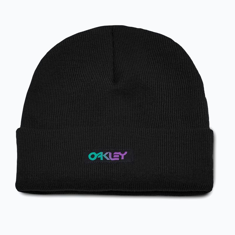 Czapka zimowa Oakley B1B Gradient Patch Beanie blackout