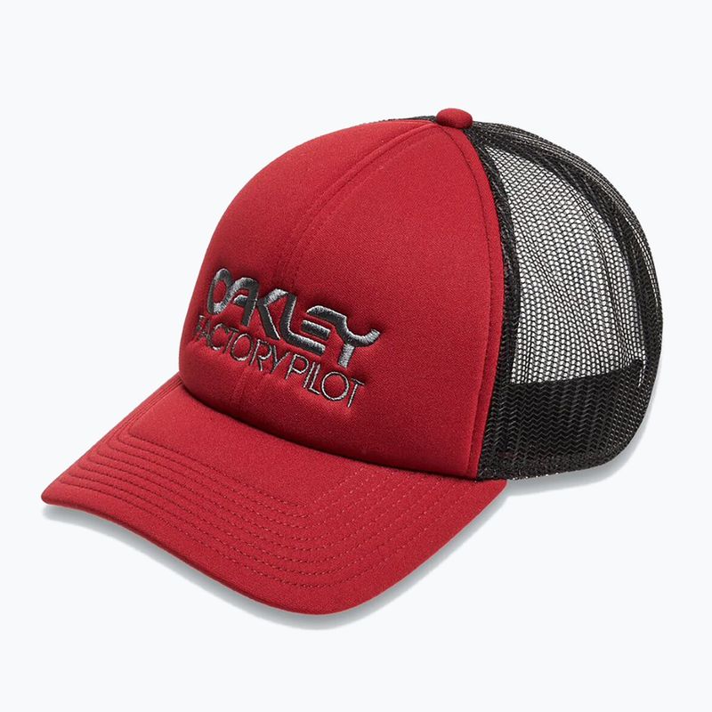 Czapka z daszkiem męska Oakley Factory Pilot Trucker iron red 5