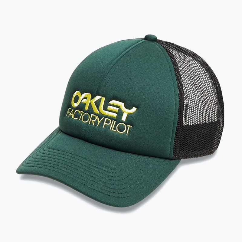 Czapka z daszkiem męska Oakley Factory Pilot Trucker hunter green 5