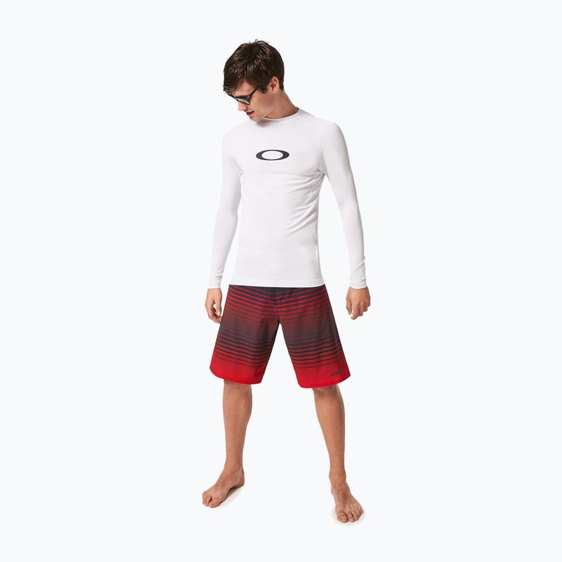 Longsleeve do pływania męski Oakley Ellipse Rashguard white