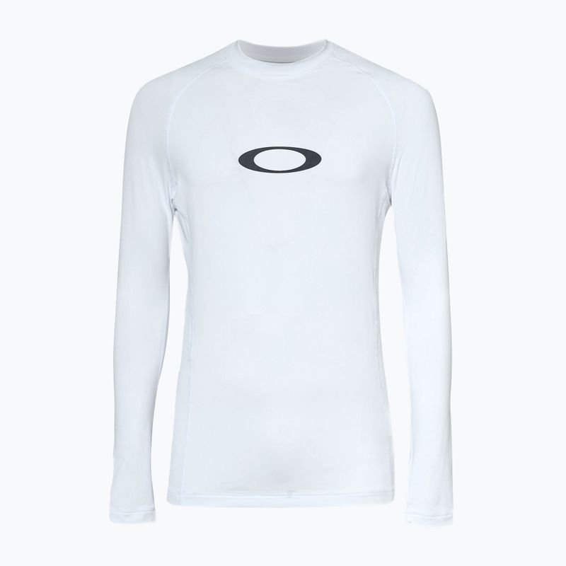 Longsleeve do pływania męski Oakley Ellipse Rashguard white 2