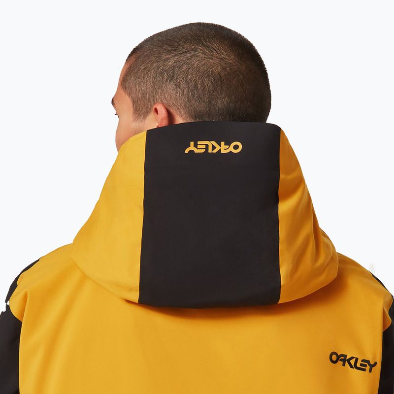 Kurtka snowboardowa męska Oakley TNP TBT Insulated Anorak amber yellow/blackout 5