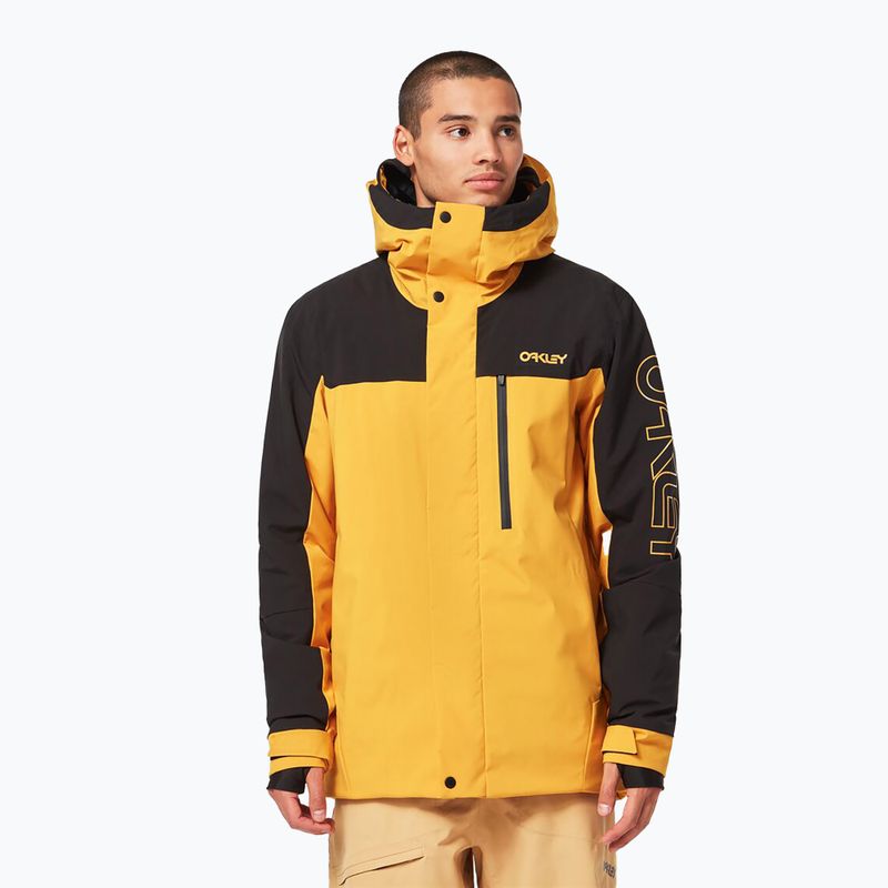 Kurtka snowboardowa męska Oakley TNP TBT Insulated amber yellow/blackout