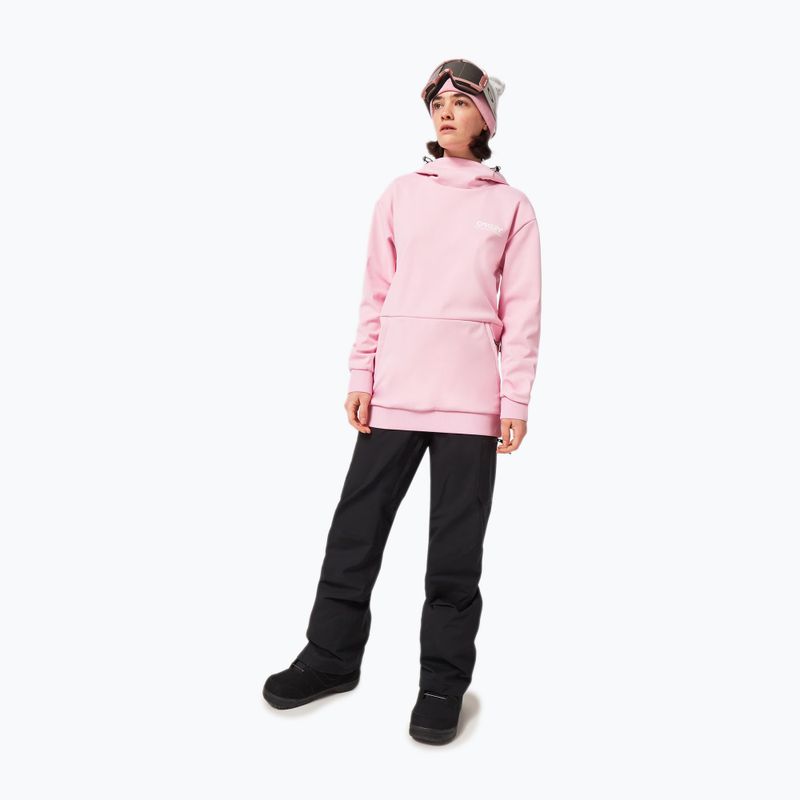 Bluza softshell damska Oakley Park RC Softshell Hoodie pink flower 2