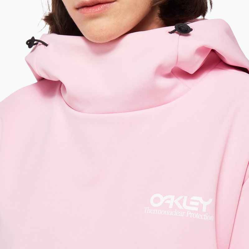 Bluza softshell damska Oakley Park RC Softshell Hoodie pink flower 5