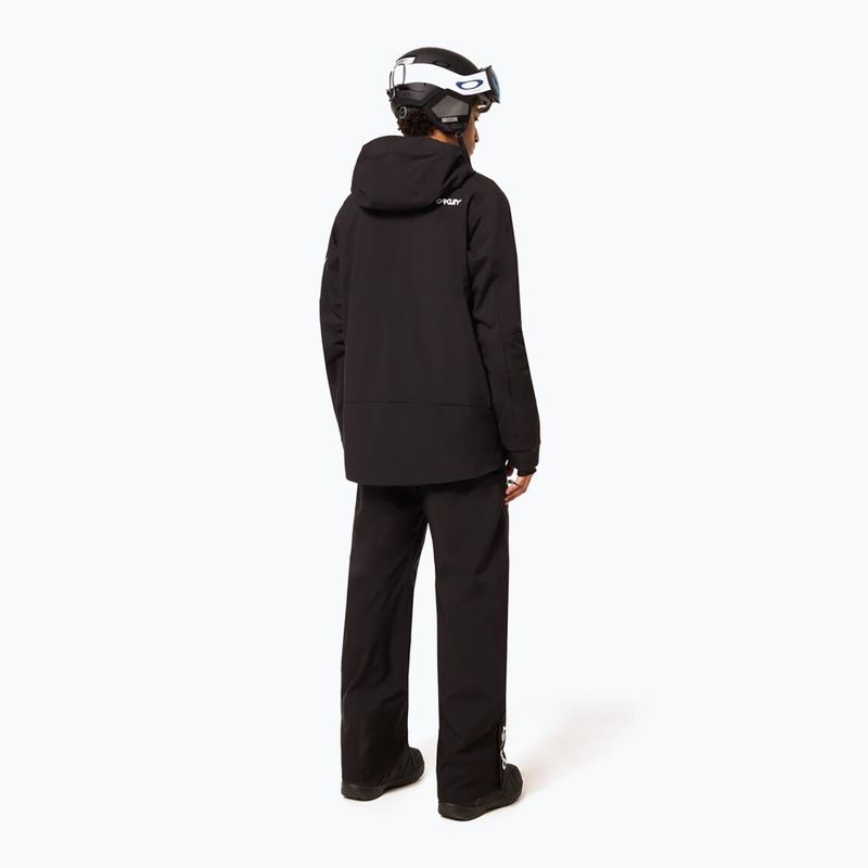 Kurtka snowboardowa męska Oakley TNP TBT Insulated black/white logo 2