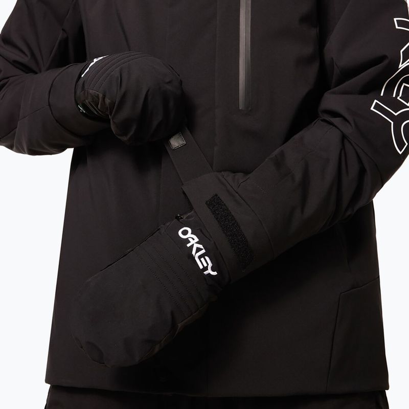 Kurtka snowboardowa męska Oakley TNP TBT Insulated black/white logo 14