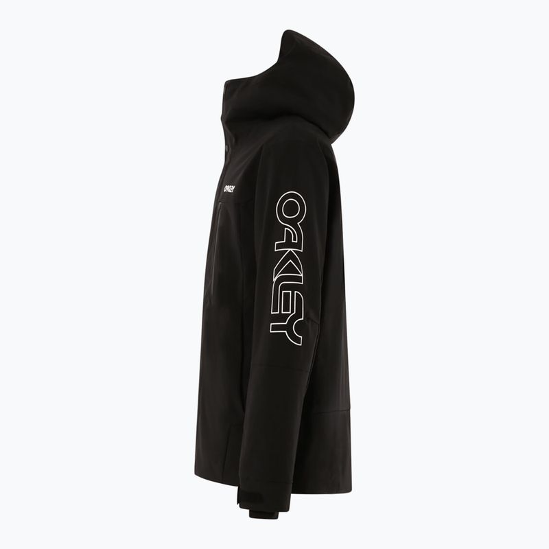 Kurtka snowboardowa męska Oakley TNP TBT Insulated black/white logo 17