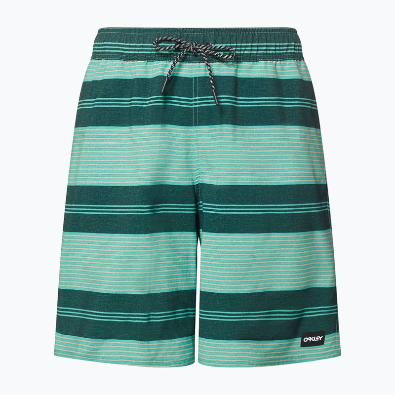 Szorty kąpielowe męskie Oakley Marlin RC 20" hunter green stripes