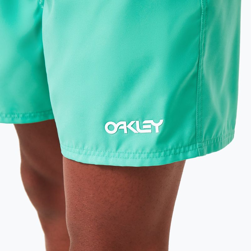 Szorty kąpielowe męskie Oakley Beach Volley 16" mint green 7