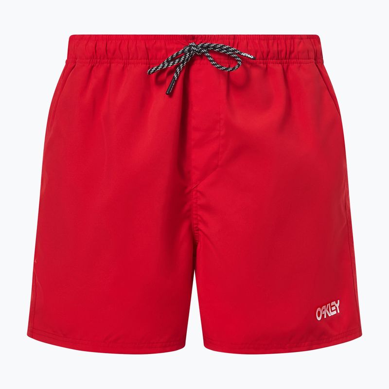 Szorty kąpielowe męskie Oakley Beach Volley 16" red line