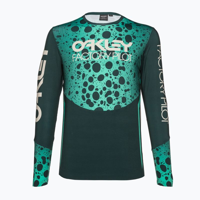 Longsleeve rowerowy męski Oakley Maven RC green frog 8