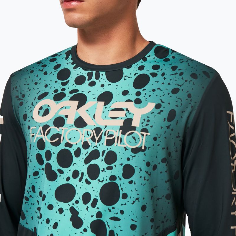 Longsleeve rowerowy męski Oakley Maven RC green frog 6