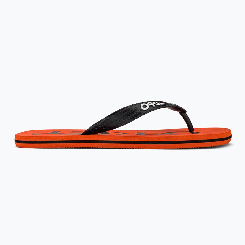 Japonki męskie Oakley College Flip Flop neon orange 2