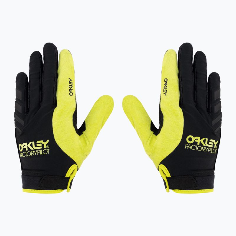Rękawiczki rowerowe Oakley Switchback MTB black/sulphur 3