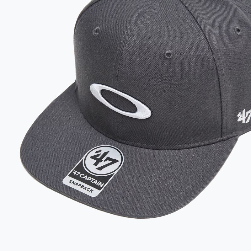 Czapka z daszkiem męska Oakley 47 B1B Ellipse uniform grey 3