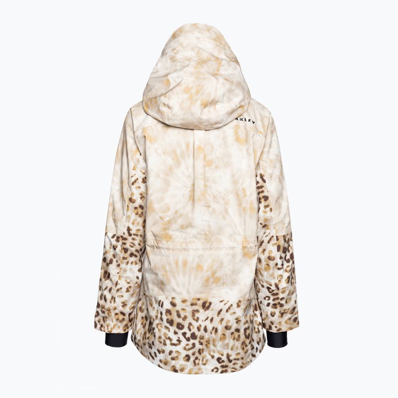 Kurtka snowboardowa damska Oakley TC Juno Reduct Shell cheeta td print 2