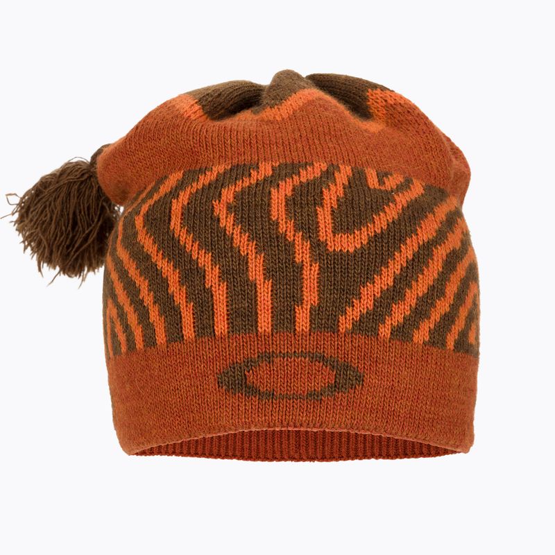 Czapka zimowa Oakley TC Nordic Tassle orange norway pattern 2