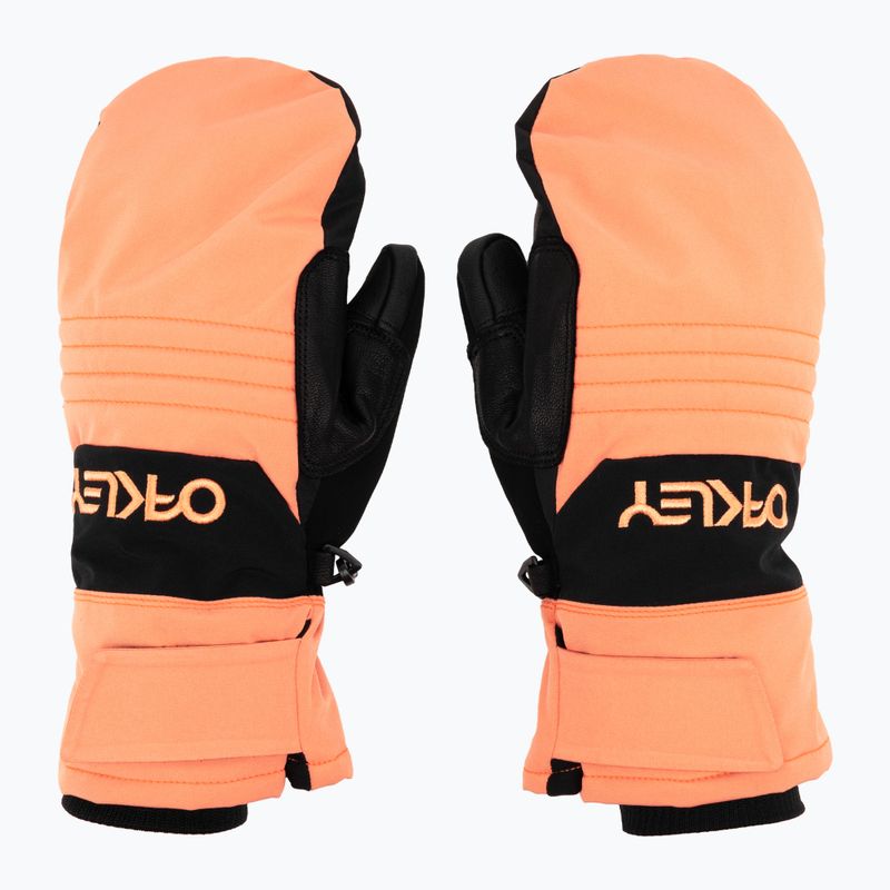 Rękawice snowboardowe Oakley B1B Mittes soft orange 3