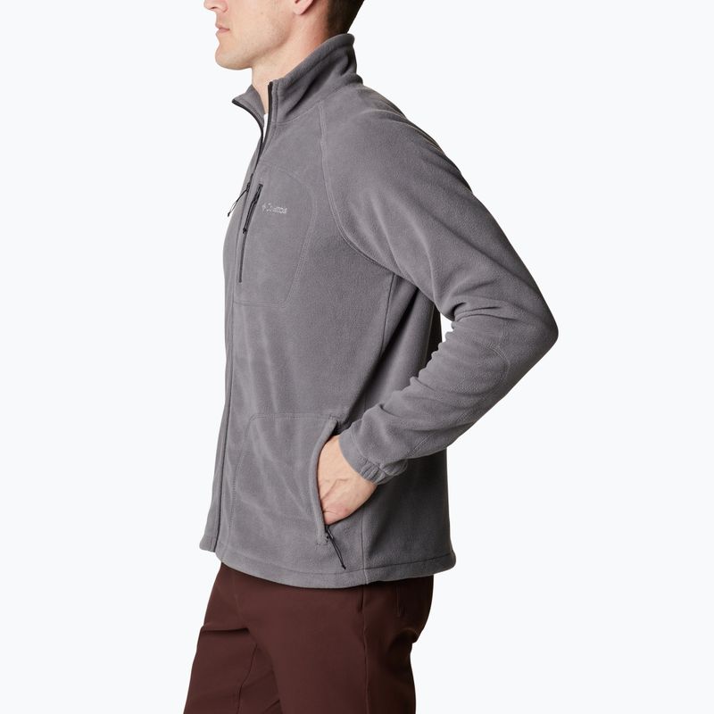 Bluza polarowa męska Columbia Fast Trek II city grey 3