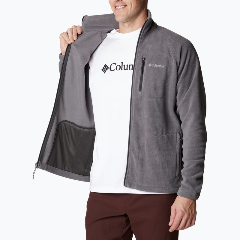 Bluza polarowa męska Columbia Fast Trek II city grey 5