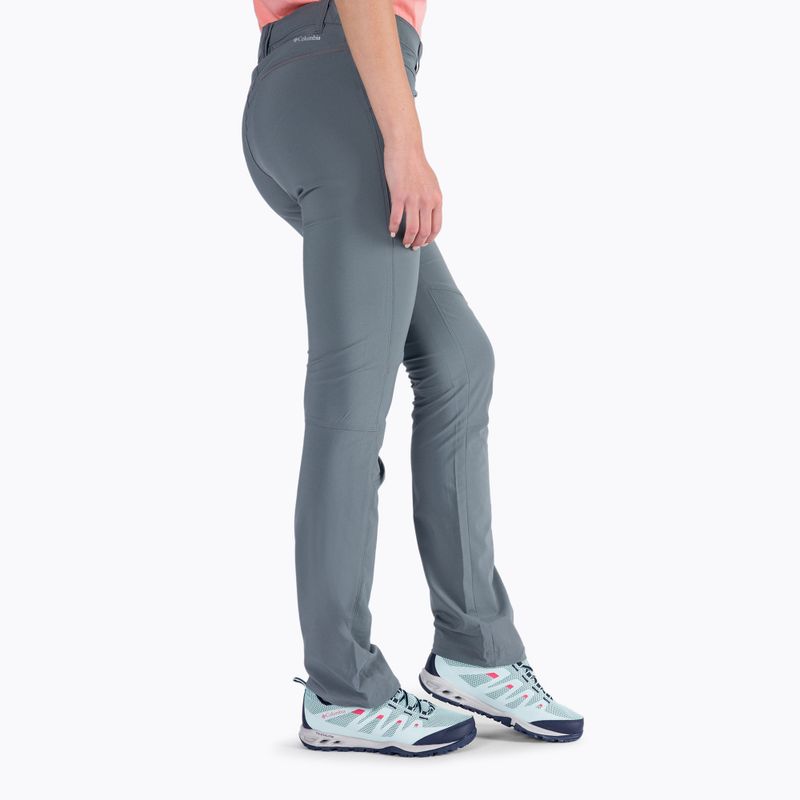 Spodnie softshell damskie Columbia Peak to Point city grey 4