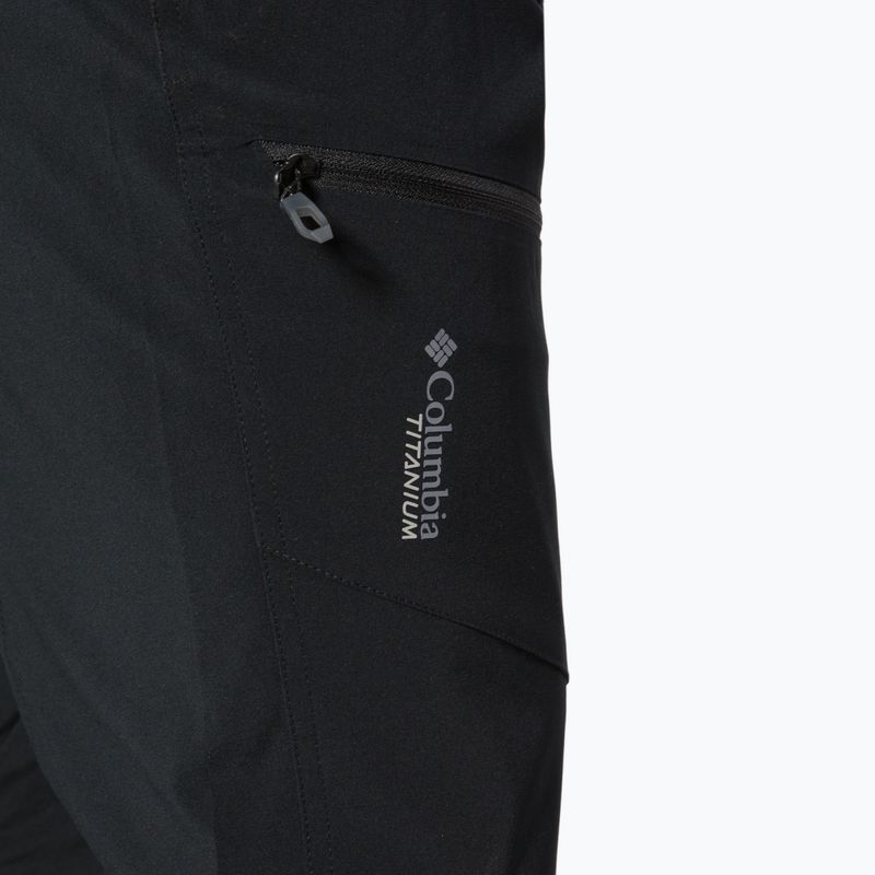 Spodnie trekkingowe męskie Columbia Titan Pass black 4