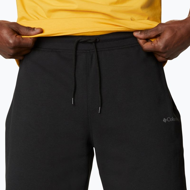 Spodenki trekkingowe męskie Columbia Logo Fleece black 4