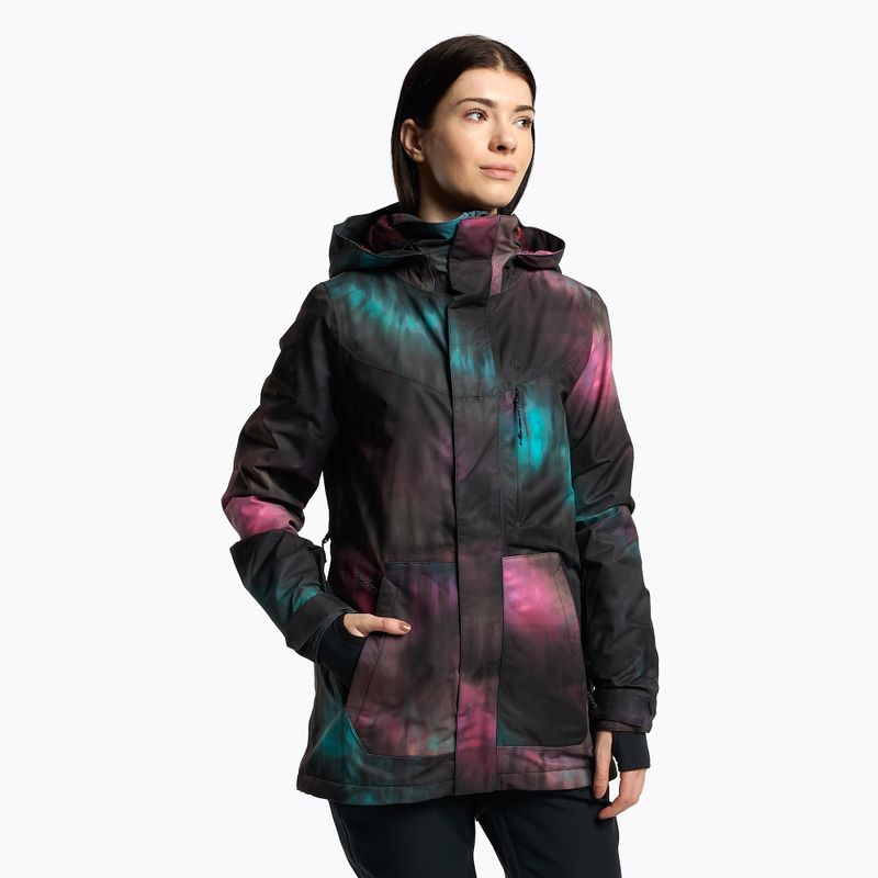 Kurtka snowboardowa damska Volcom Pine 2L Tds Inf blue tie dye