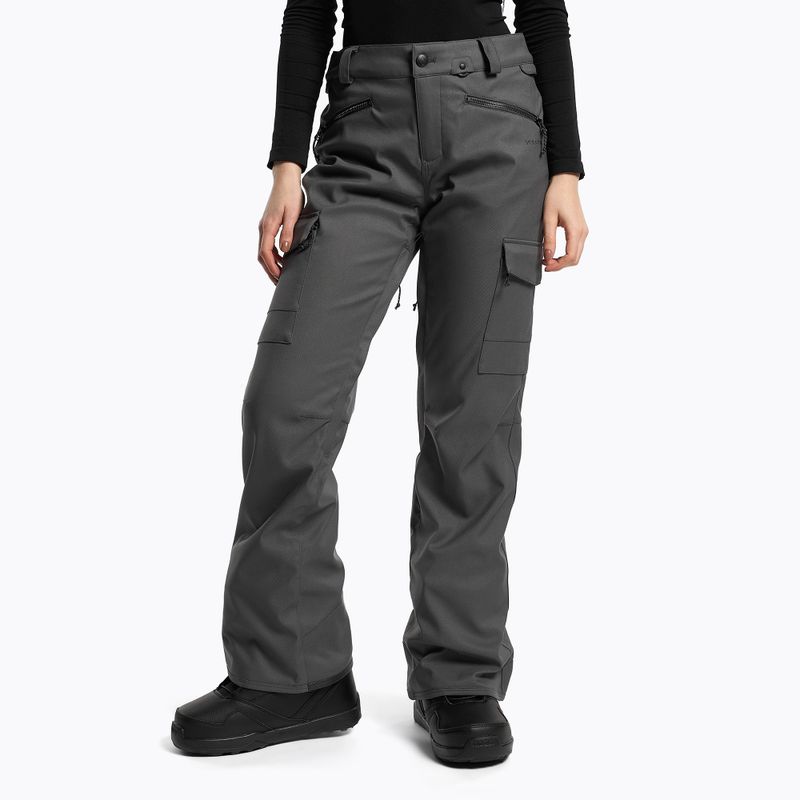 Spodnie snowboardowe damskie Volcom Grace Stretch dark/grey