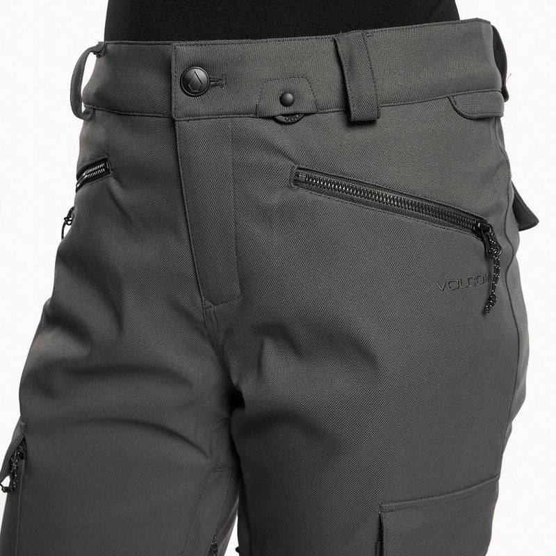 Spodnie snowboardowe damskie Volcom Grace Stretch dark/grey 4