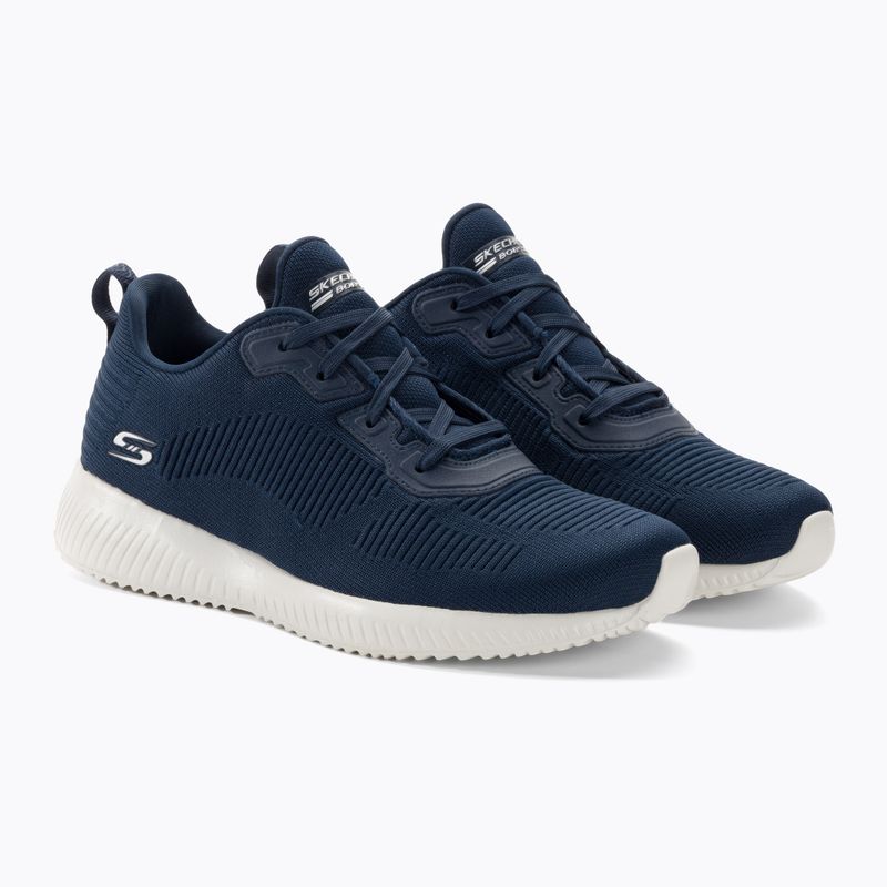 Buty damskie SKECHERS Bobs Sport Squad Tough Talk navy 4