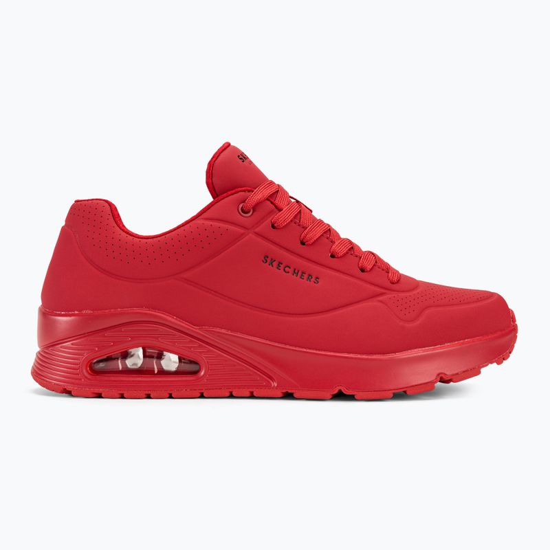 Buty męskie SKECHERS Uno Stand On Air red 3