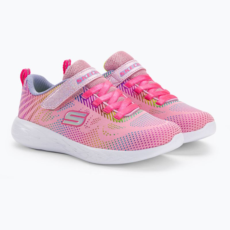 Buty dziecięce SKECHERS Go Run 600 Shimmer Speeder light pink/multi 4