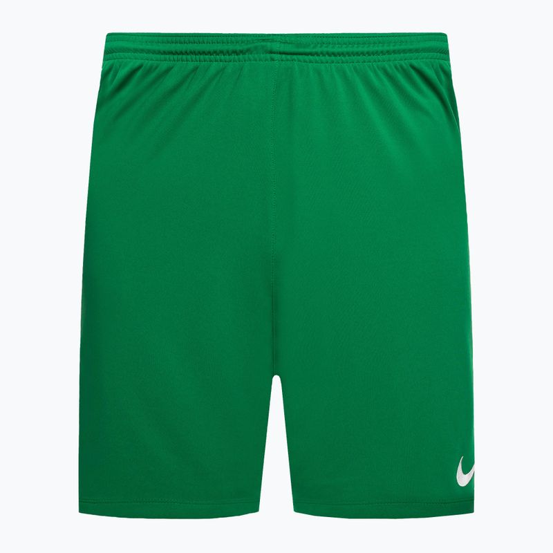 Spodenki piłkarskie męskie Nike Dri-FIT Park III Knit Short pine green/white