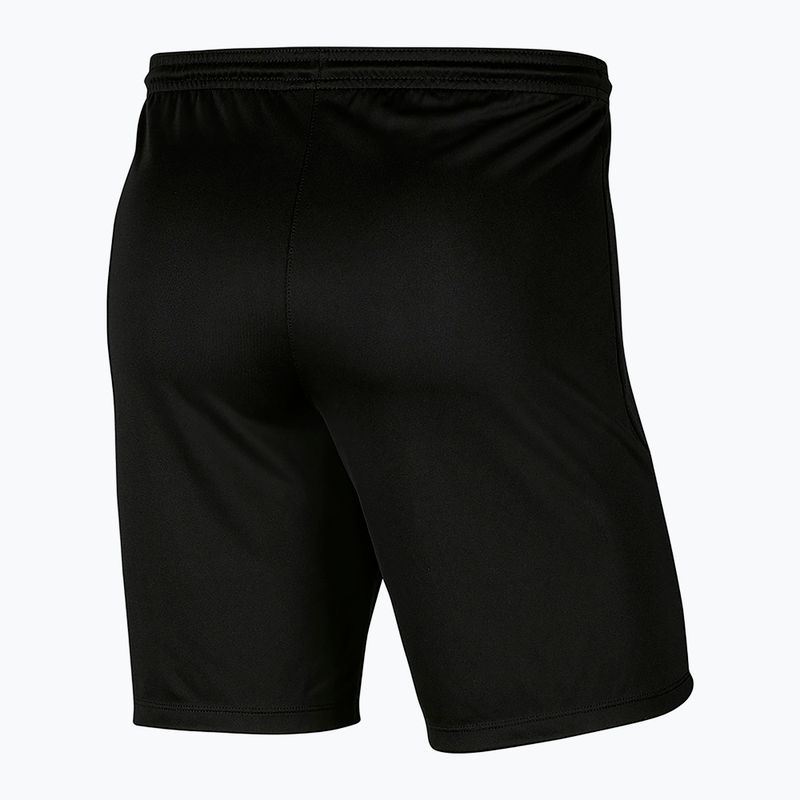 Spodenki piłkarskie dziecięce Nike Dri-FIT Park III Knit Short Jr black/white 2