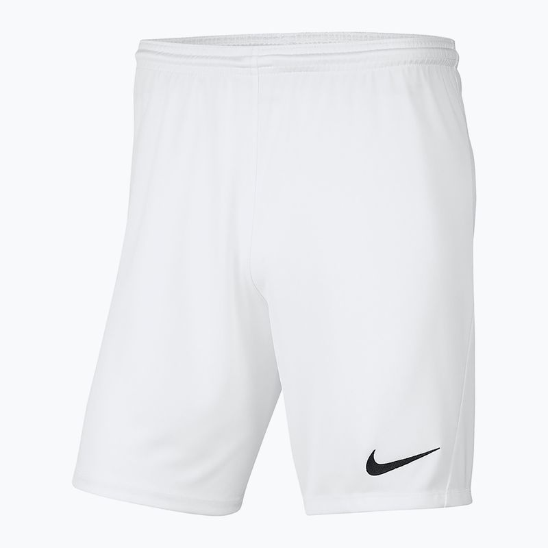 Spodenki piłkarskie dziecięce Nike Dri-FIT Park III Knit Short Jr white/black