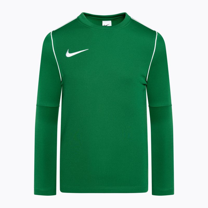 Bluza piłkarska dziecięca Nike Dri-FIT Park 20 Crew pine green/white/white