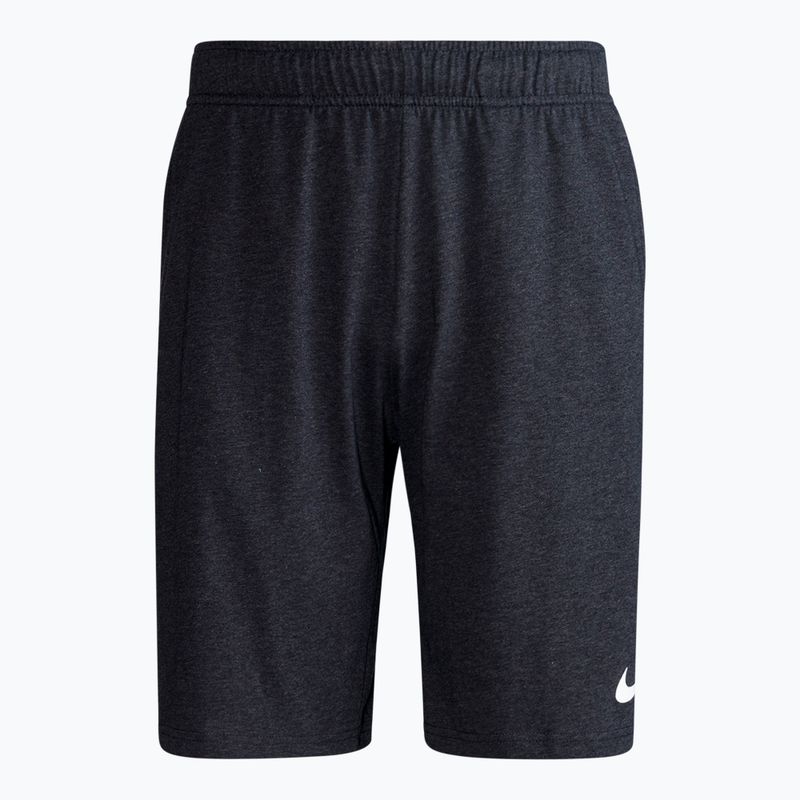 Spodenki męskie Nike Dri-Fit Cotton Short black heather/white 2