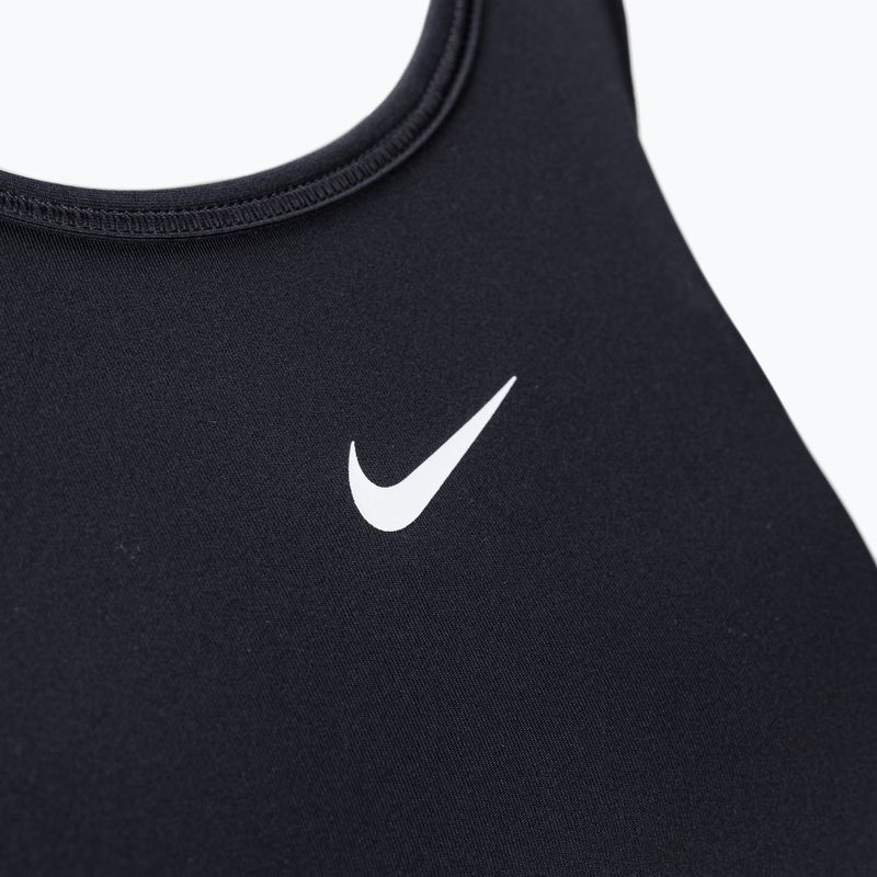 Biustonosz treningowy Nike Dri-Fit Swoosh black 3
