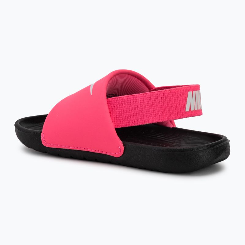 Klapki dziecięce Nike Kawa digital pink/black/white 3