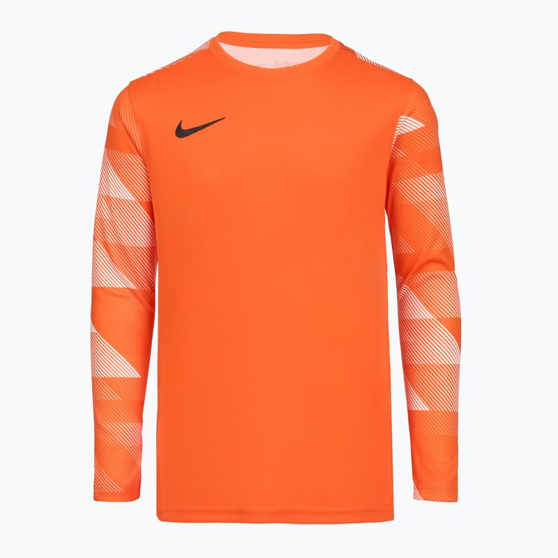 Bluza piłkarska dziecięca Nike Dri-Fit Park IV Goalkeeper safety orange/white/black