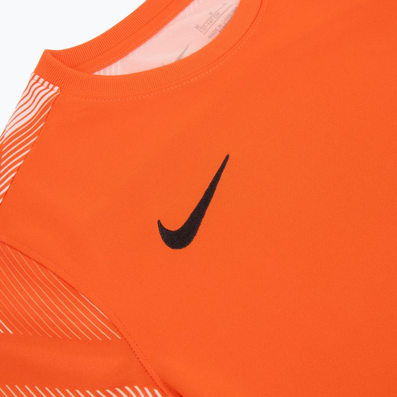 Bluza piłkarska dziecięca Nike Dri-Fit Park IV Goalkeeper safety orange/white/black 3