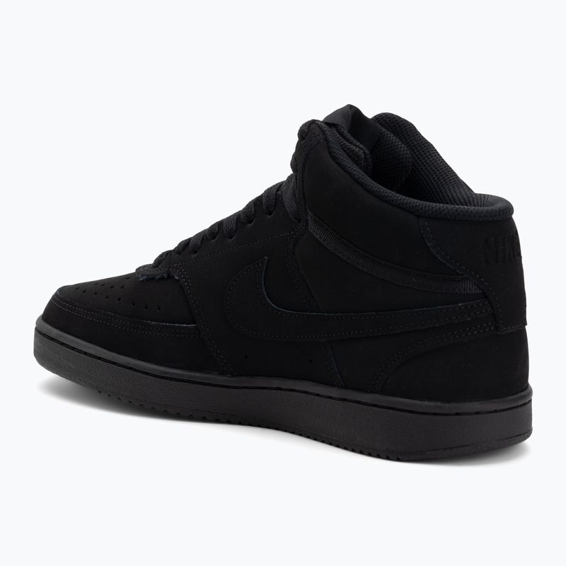 Buty męskie Nike Court Vision Mid black/black/black 3