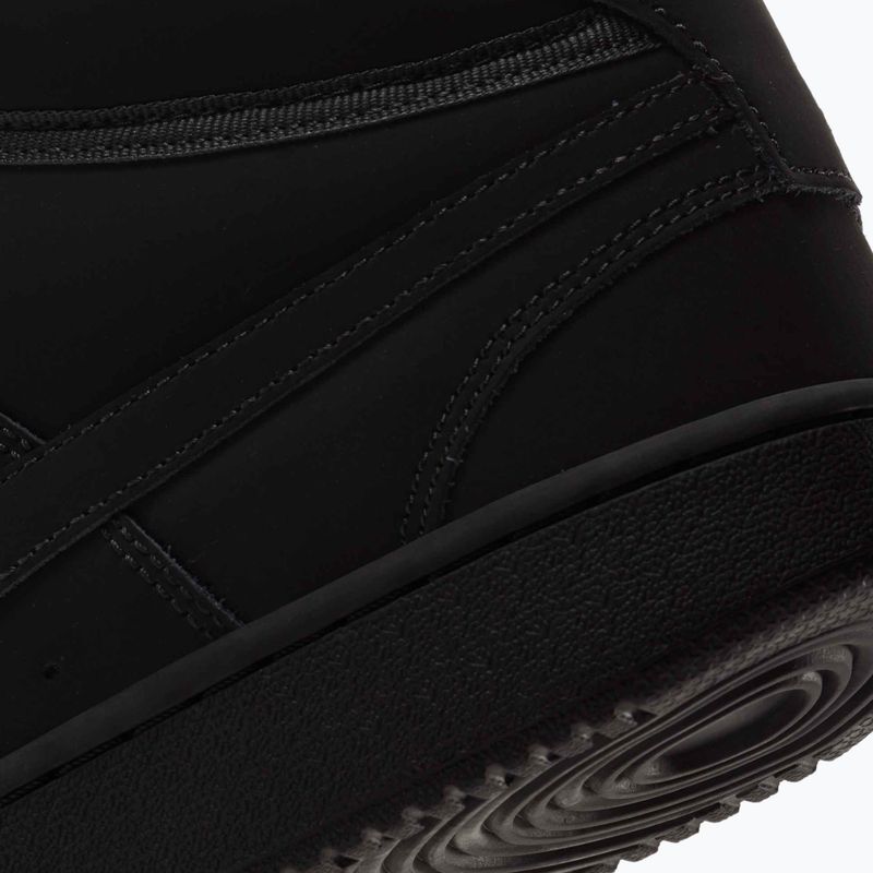 Buty męskie Nike Court Vision Mid black/black/black 15